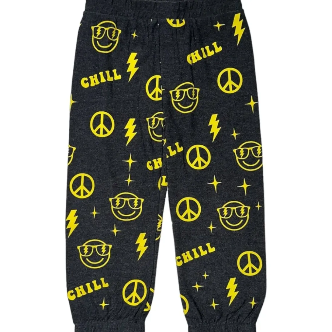 CHILL SMILEY & LIGHTNING SWEATPANTS