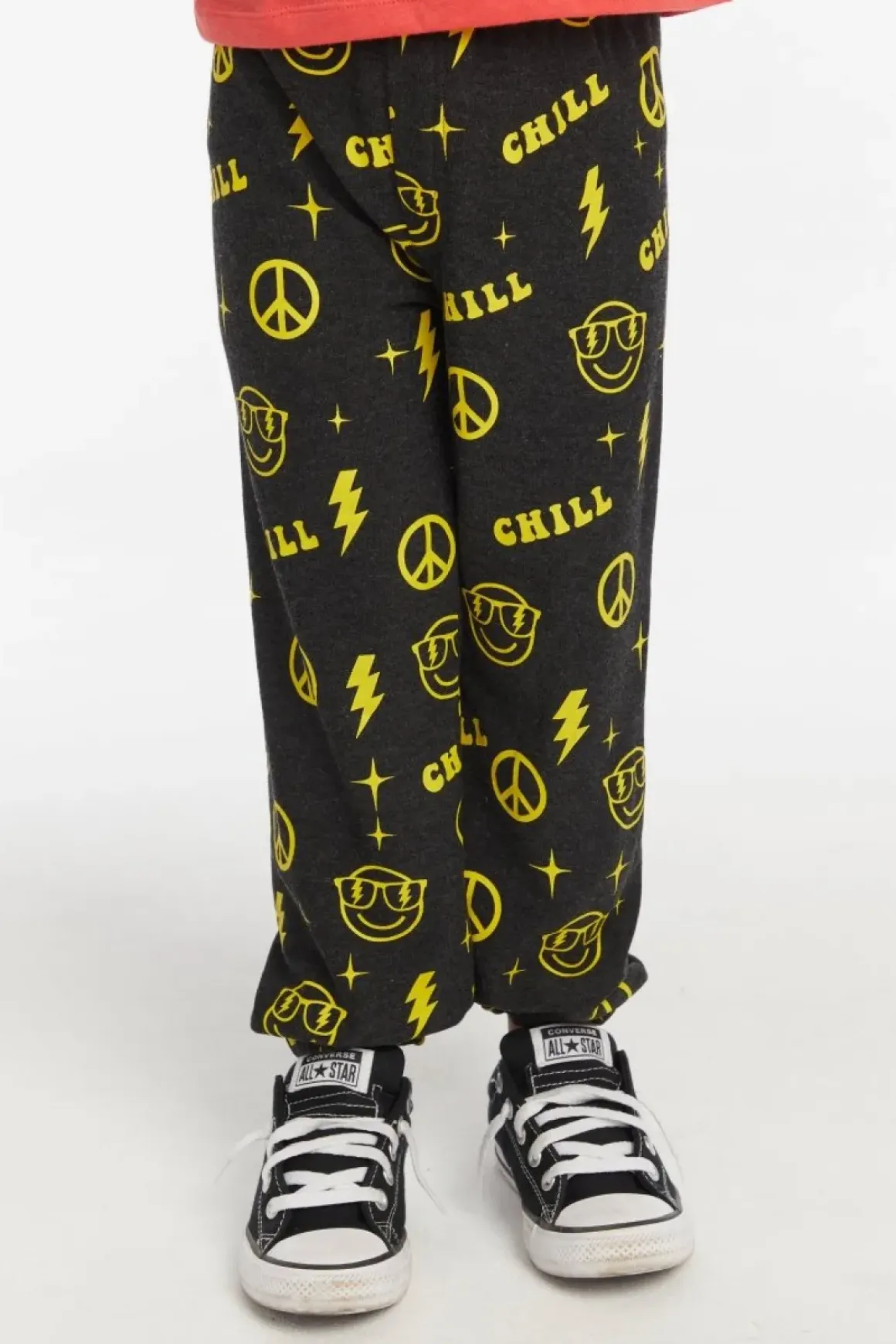 CHILL SMILEY & LIGHTNING SWEATPANTS