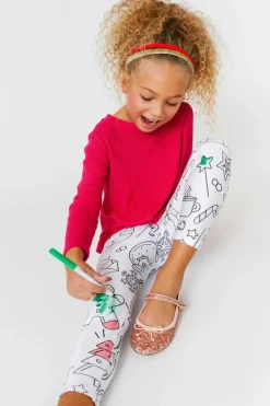 CHRISTMAS COLORING LEGGINGS