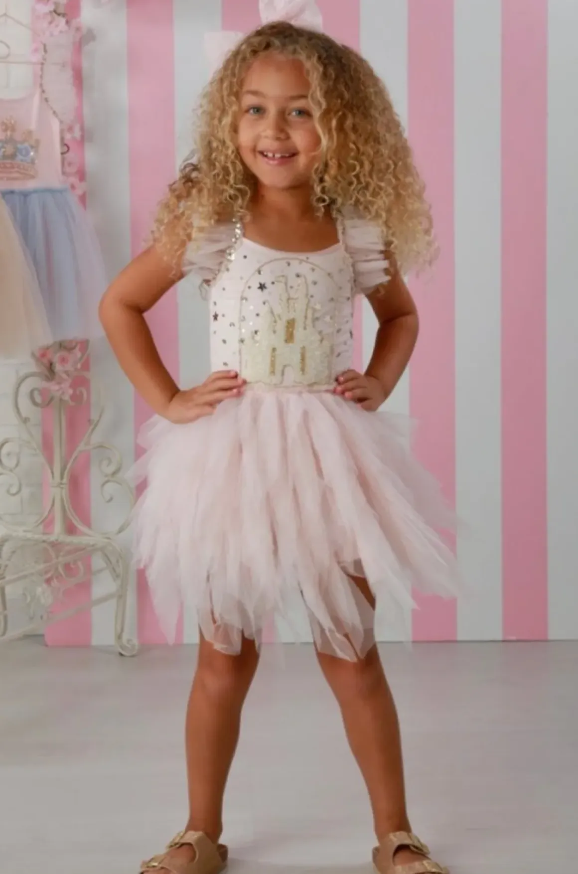 CINDERELLA'S CASTLE TUTU DRESS