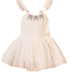CLEMENTINE BOW TUTU ONESIE DRESS