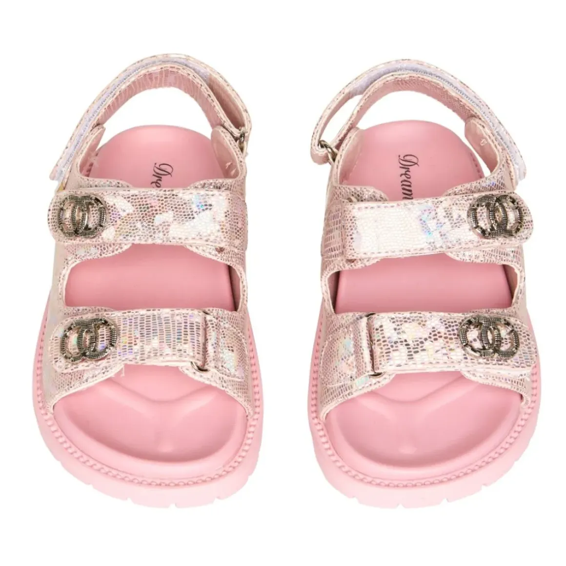 COCO HOLOGRAPHIC DAD SANDALS