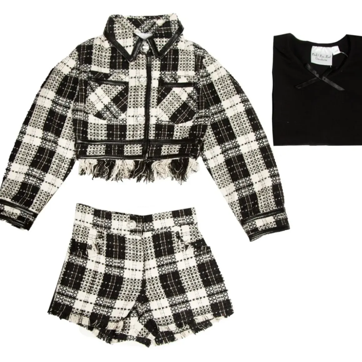 COCO JACKET, LONG SLEEVE TOP, AND SHORTS SET