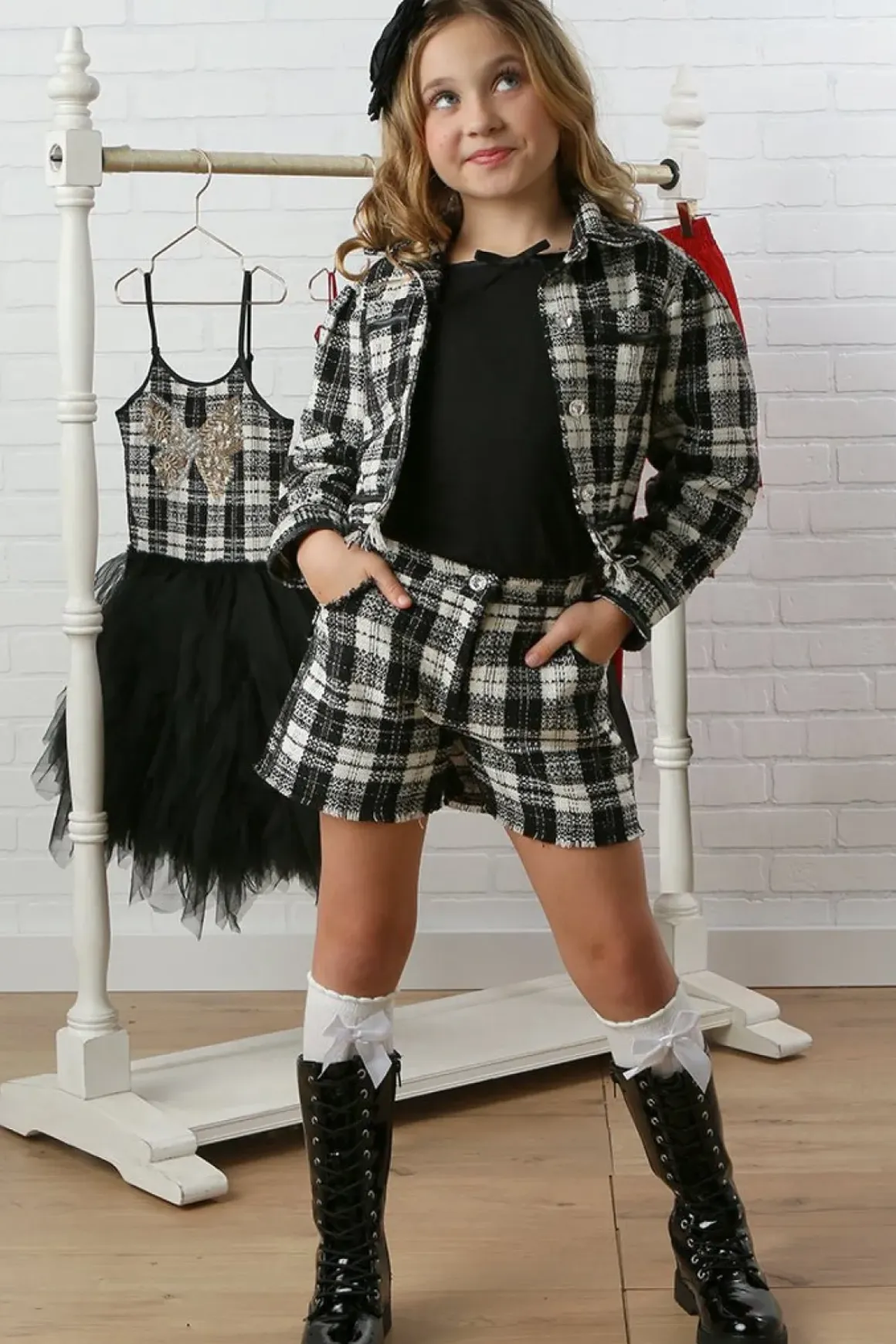 COCO JACKET, LONG SLEEVE TOP, AND SHORTS SET