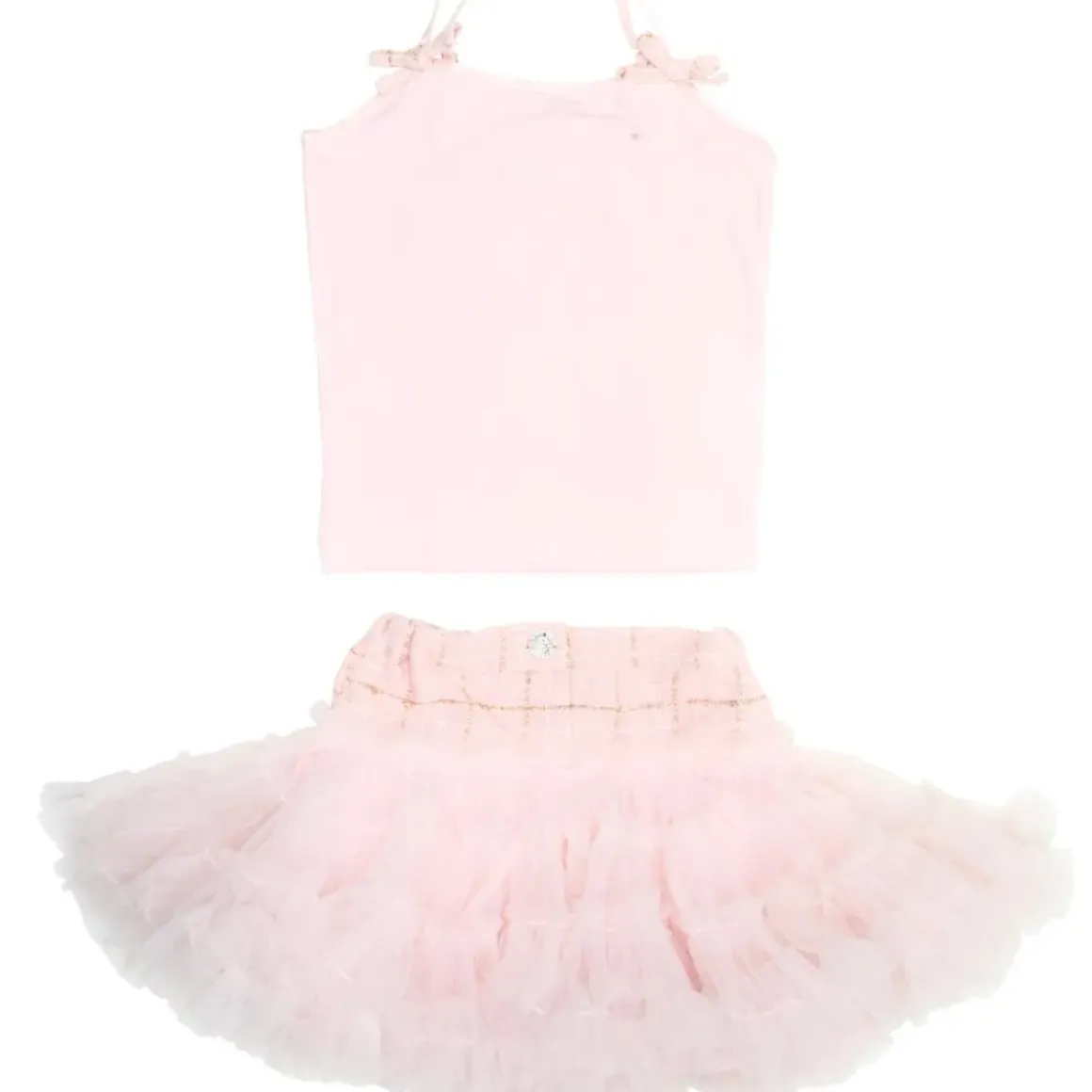 COCO TWEED JACKET, TOP, AND TUTU SKIRT SET