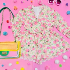 COLETTE FLORAL FLORAL ROMPER