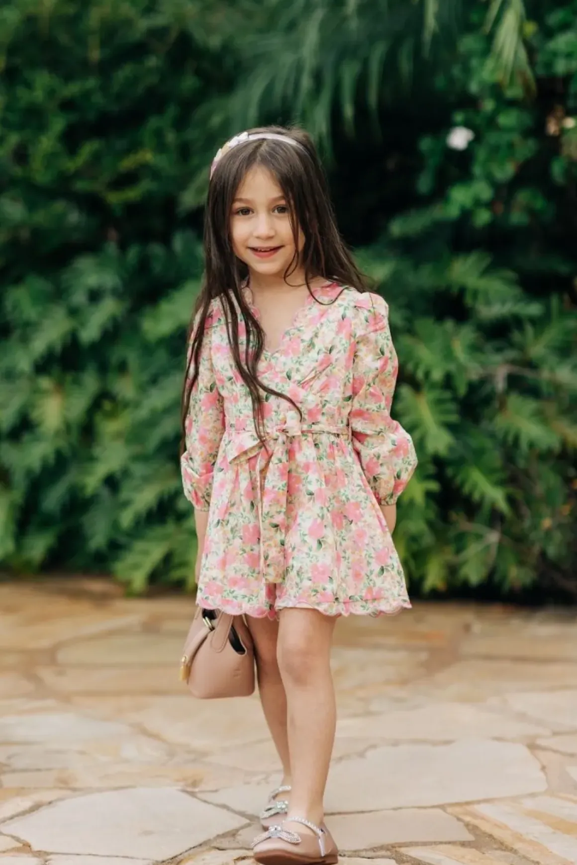 COLETTE FLORAL FLORAL ROMPER
