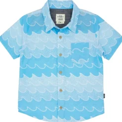 COSMIC WAVES BUTTON DOWN