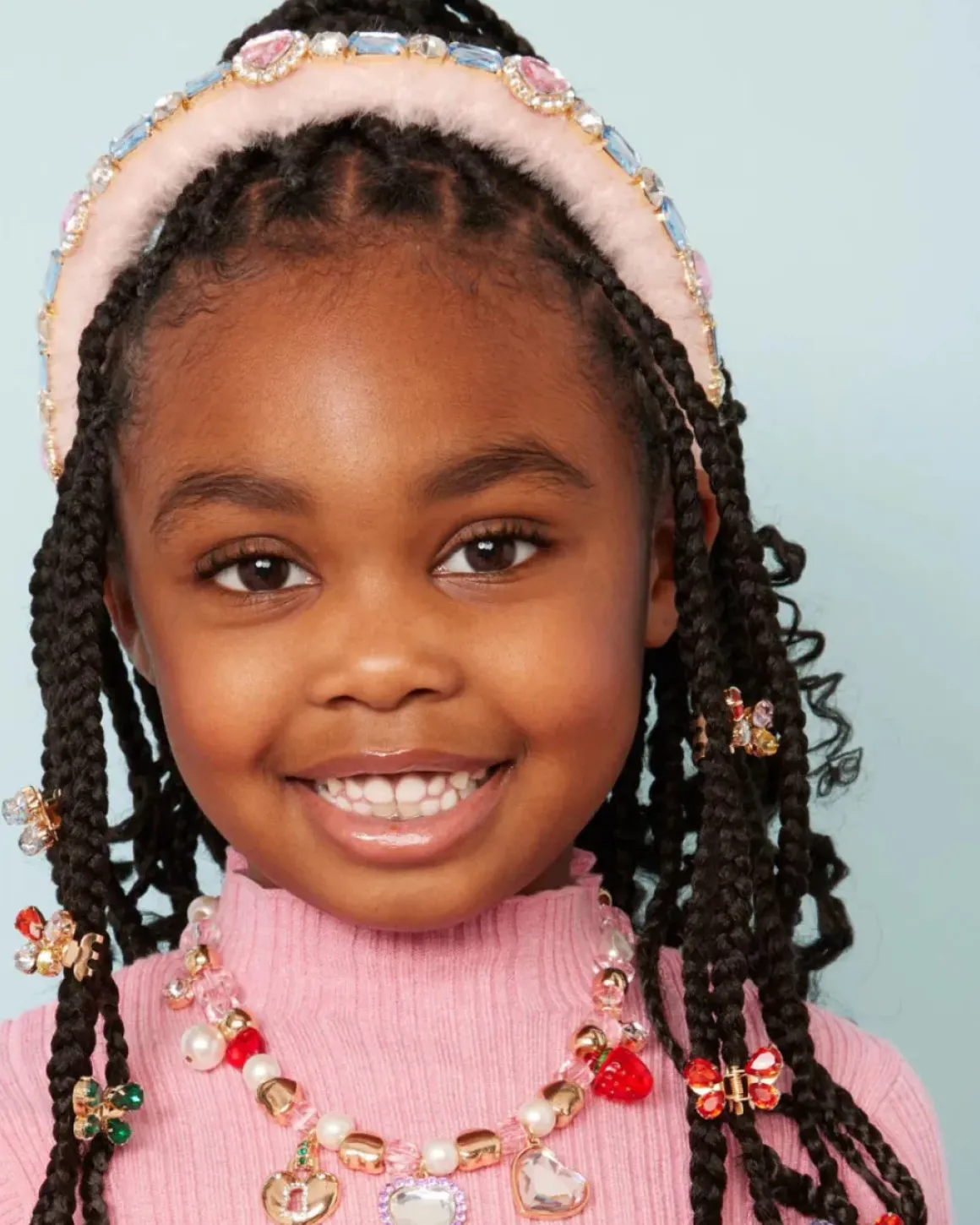 COTTON CANDY JEWELED HEADBAND