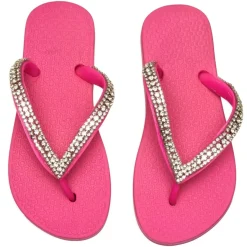 CRYSTAL FLIP FLOP SANDALS