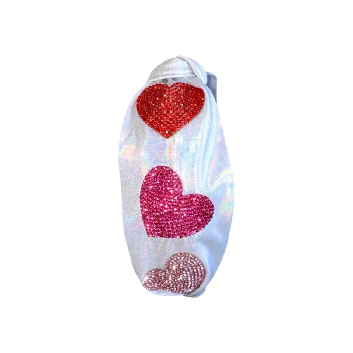 CRYSTAL HEART IRIDESCENT HEADBAND