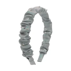 CRYSTAL METALLIC SCRUNCHY HEADBAND