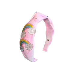 CRYSTAL RAINBOW TIE DYE HEADBAND