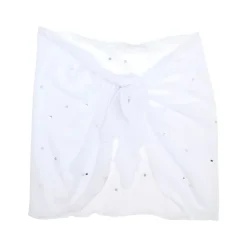 CRYSTAL STONE SHORT SARONG COVER UP
