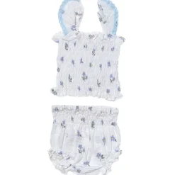 DAFFODIL SMOCKED TOP AND BLOOMERS SET
