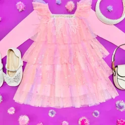 DAISY FEATHER TUTU DRESS