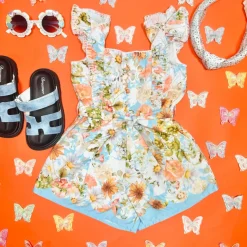 DAPHNE FLORAL ROMPER