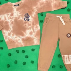 DIAMOND TIE DYE SWEATPANTS