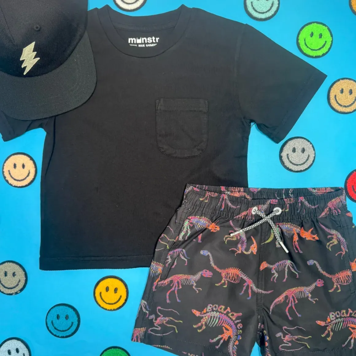 DINO BONES SWIM TRUNKS