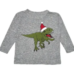 DINO SANTA LONG SLEEVE TSHIRT