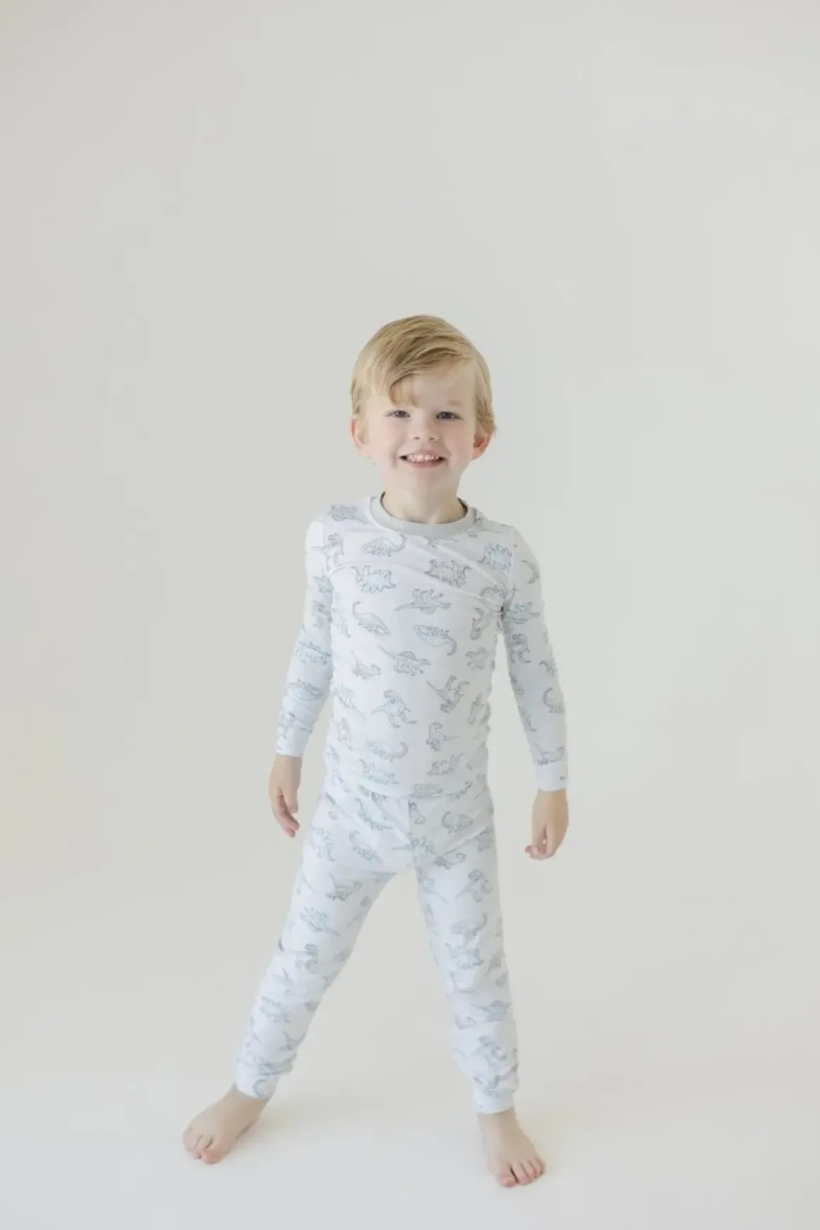 DINOSAUR LONG SLEEVE PJS BOYS