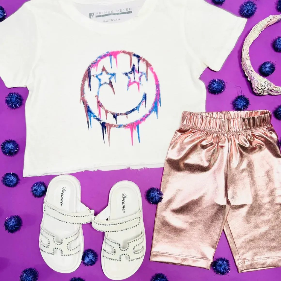 DRIPPY SMILEY FACE TSHIRT