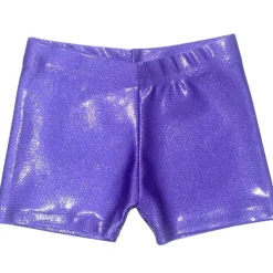 ELECTRIC METALLIC BIKER SHORTS