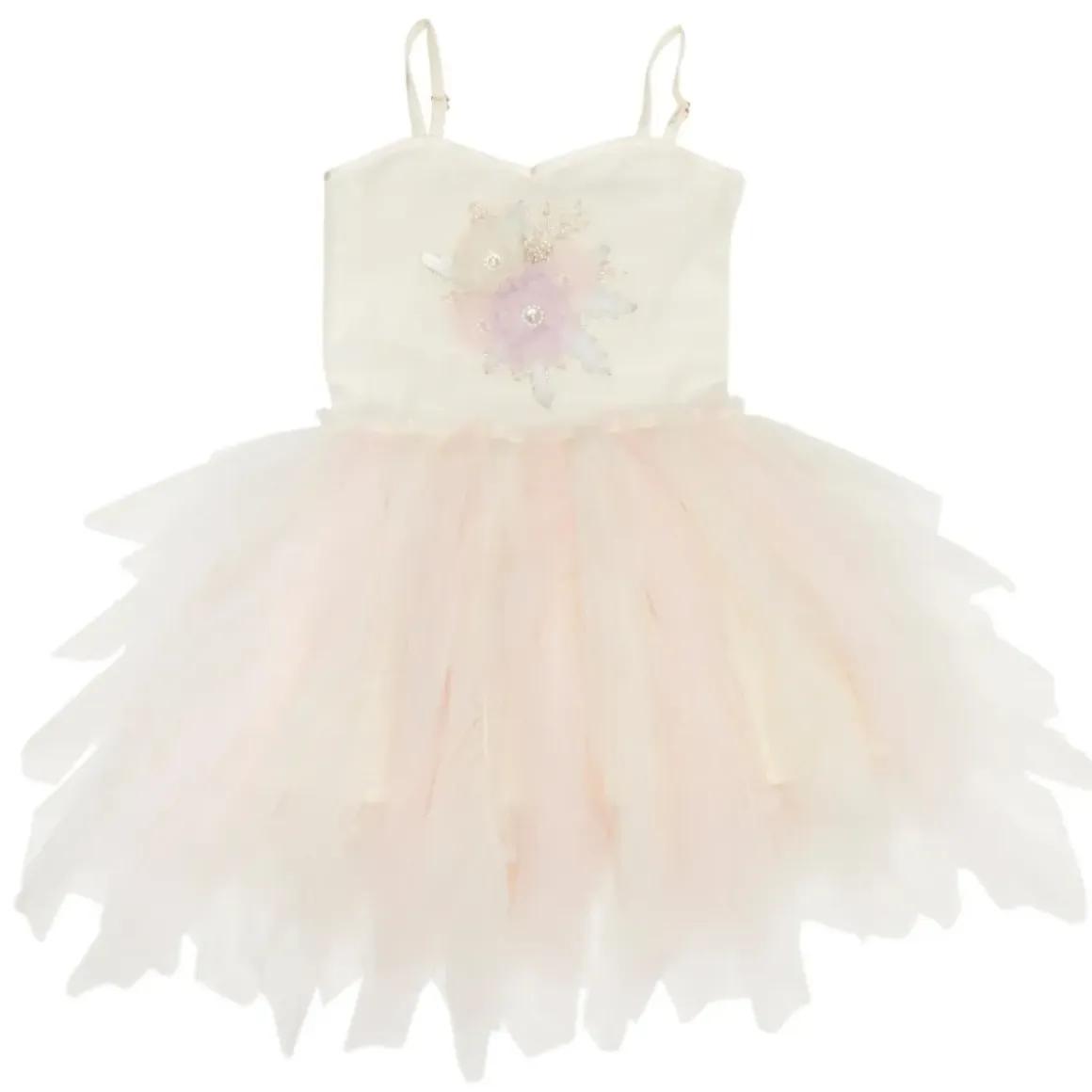 EMMA BEADED FLOWER TUTU DRESS