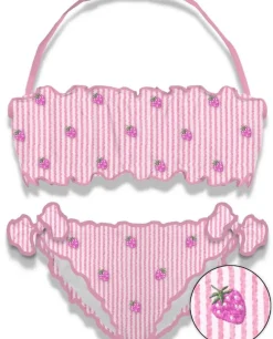 EMY SEESUCKER  STRAWBERRY TWO PIECE BIKINI (PREORDER)