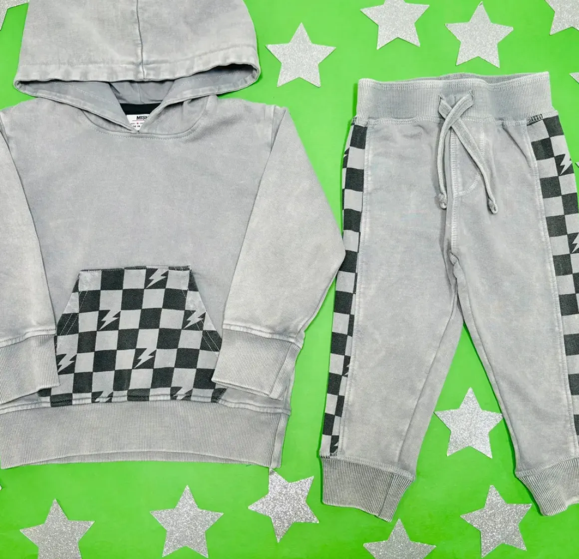 ENZYME CHECKERED HOODIE