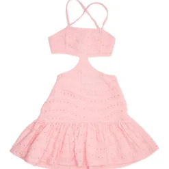 EYELET TINA DRESS