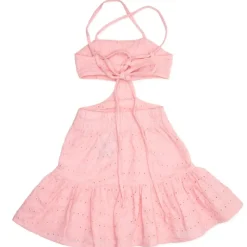 EYELET TINA DRESS