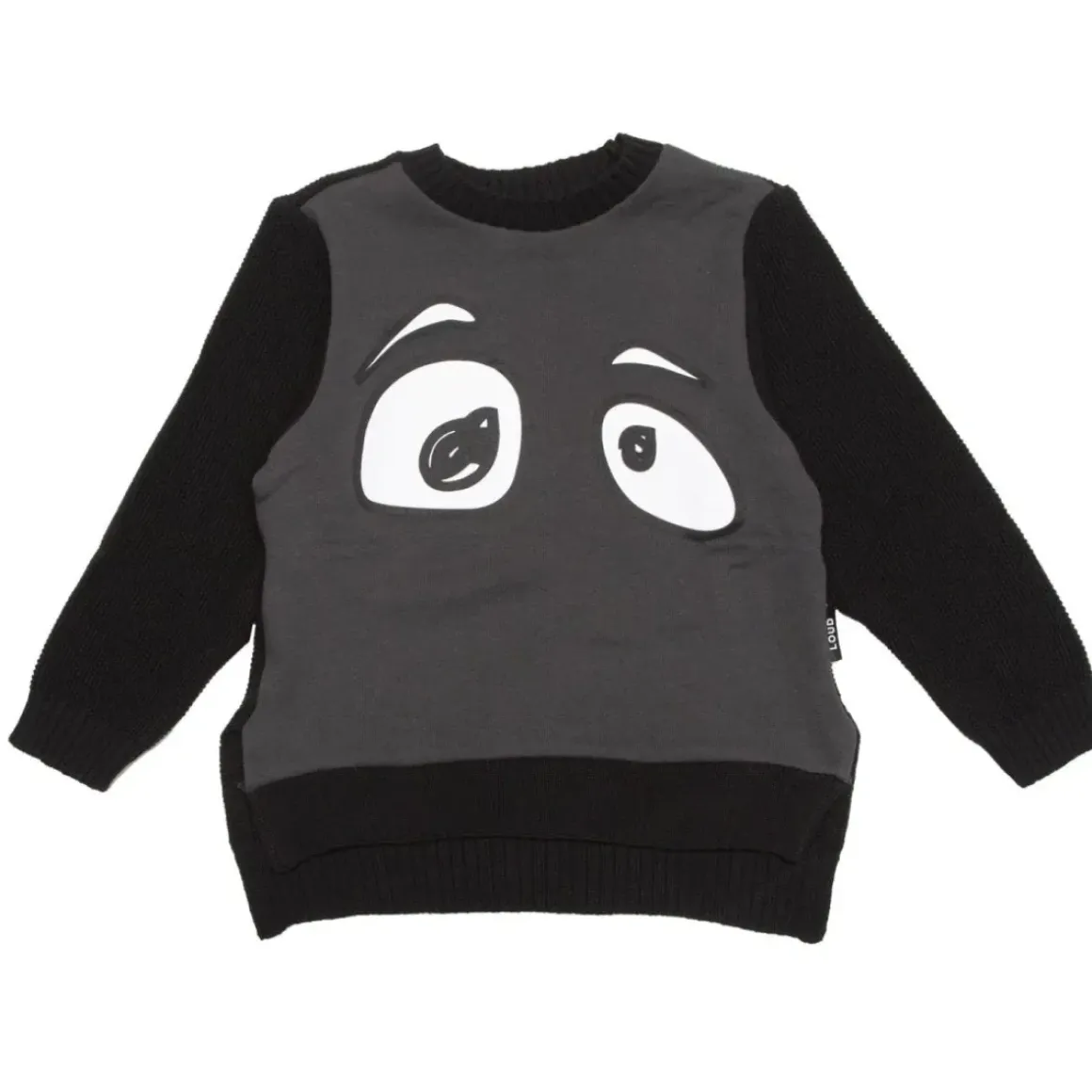 EYES KNITTED SWEATSHIRT