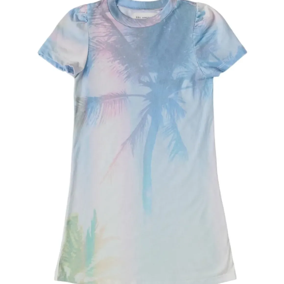 FADED PALMS DRESS