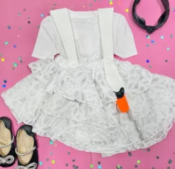 FAIRYTALE SWAN RUFFLE DRESS