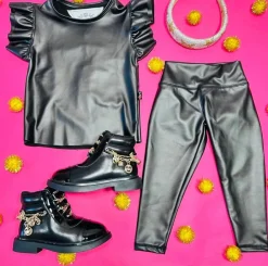 FAUX LEATHER LEGGINGS