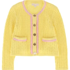 FAYETTE PEARL TRIM KNITTED CARDIGAN
