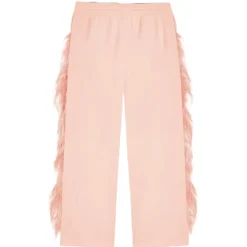 FEATHER TRIM PANTS