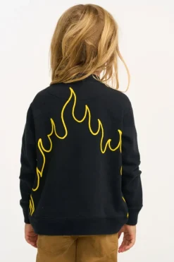 FLAMES ZIP UP HOODIE