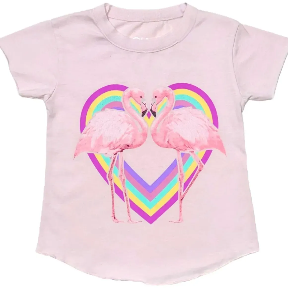 FLAMINGO HEART TSHIRT