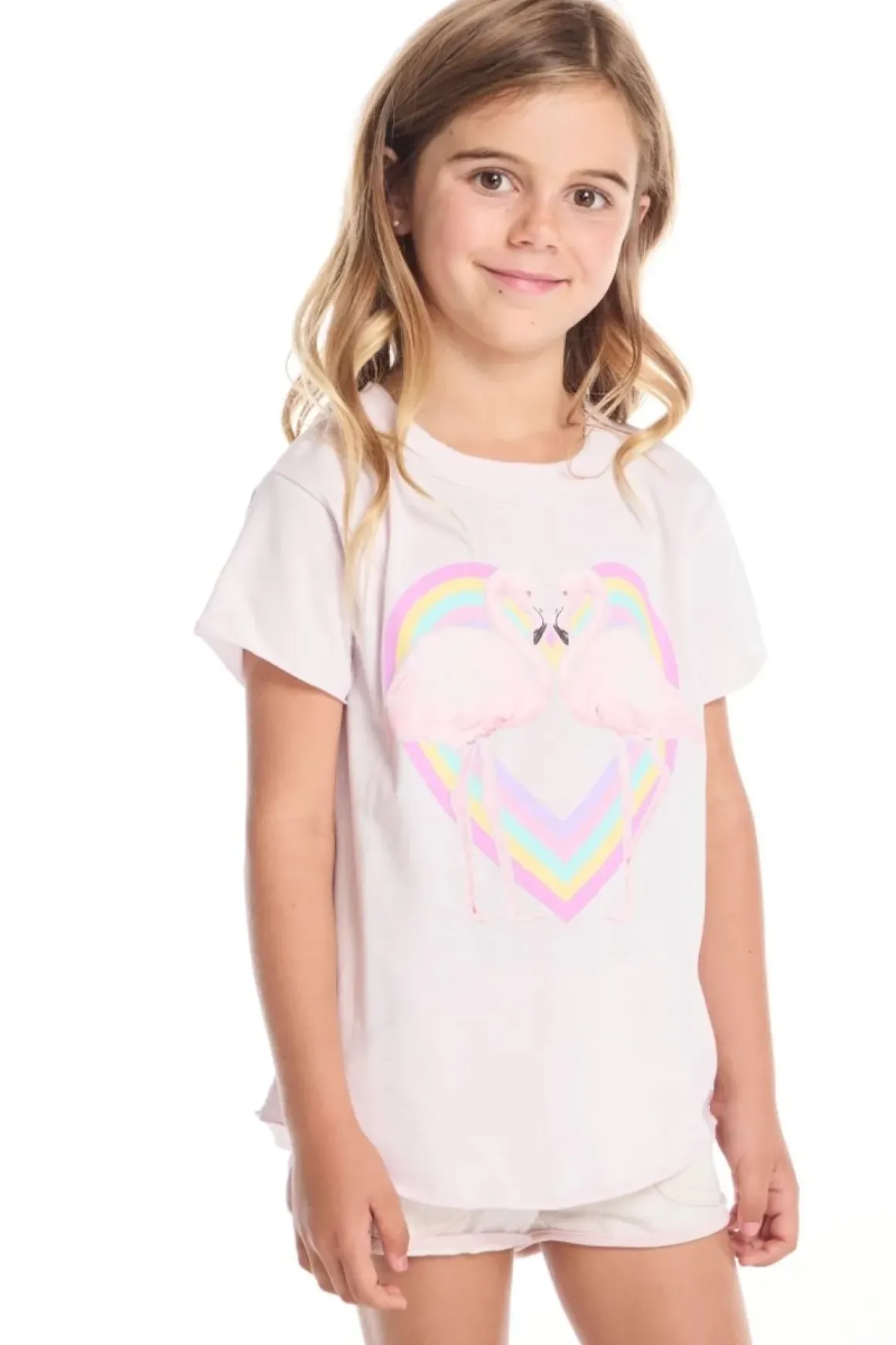 FLAMINGO HEART TSHIRT