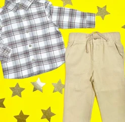 FLANNEL BUTTON DOWN TOP