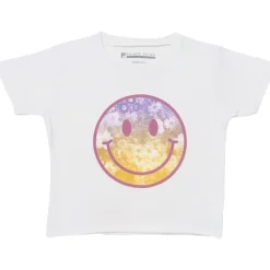 FLORAL SMILEY FACE TSHIRT