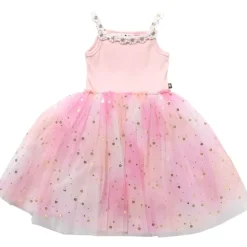 FLOWER LACE SHIMMERY STARS TUTU DRESS