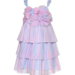FLOWER MESH TUTU DRESS