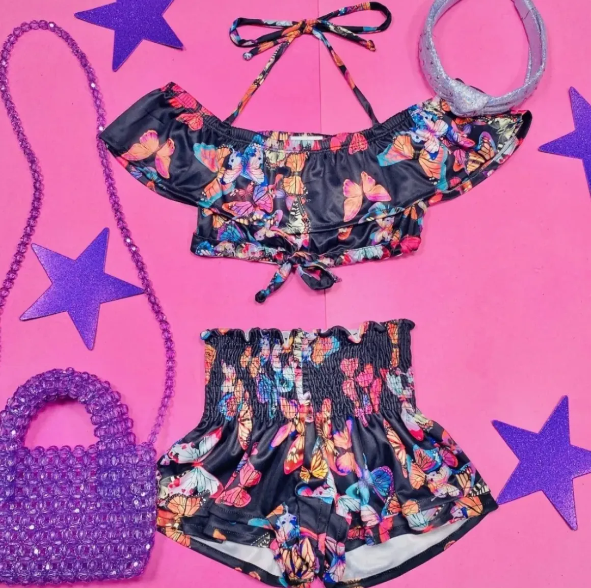 FLY AWAY BUTTERFLY SHORTS