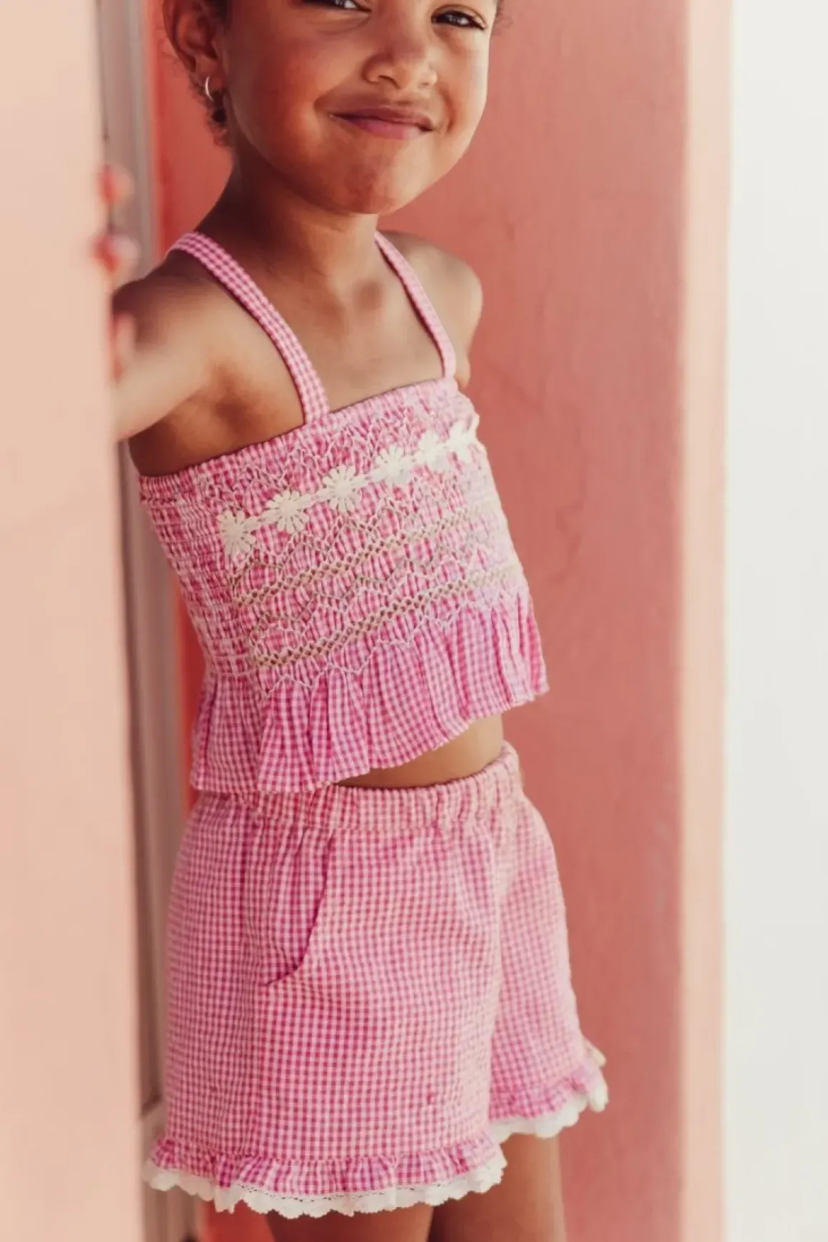 FRAGOLA VICHY VALLALOID SHORTS