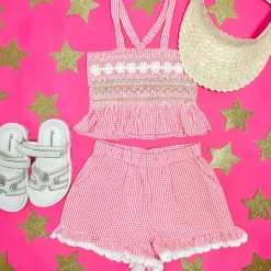 FRAGOLA VICHY VALLALOID SHORTS