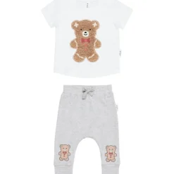FUZZY GINGERBREAD TSHIRT AND PANTS SET