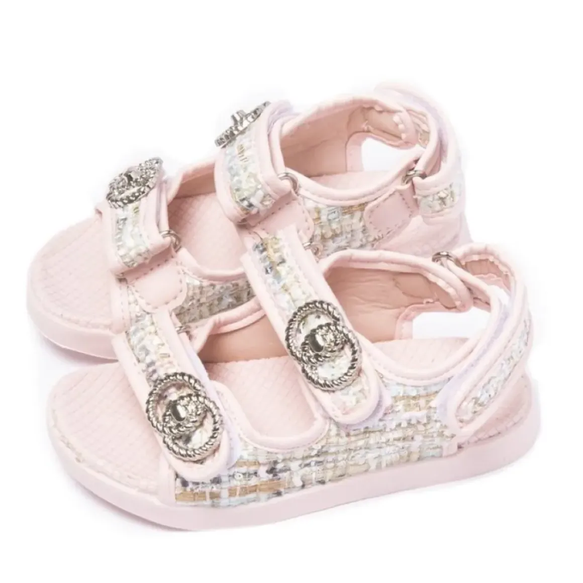 GIGI TWEED DAD SANDALS